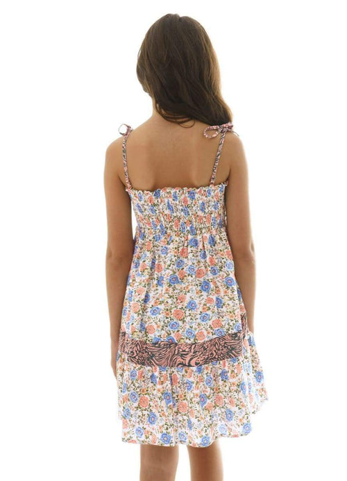 Hover image -  Maaji Grandmas Garden Peyton Girls Short Dress