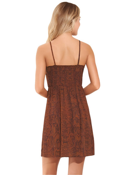  Maaji Sienna Skin Violet Short Dress-Maaji-2 WAY WEAR,_tab_sizechartbeach,BEACHWEAR,Brown,DRESS,LG,MD,SHORT DRESS,SM,SPRING 2022,TRAVEL THERAPY,WOMENS,WOMENS DRESS 100% VISCOSE WOVEN