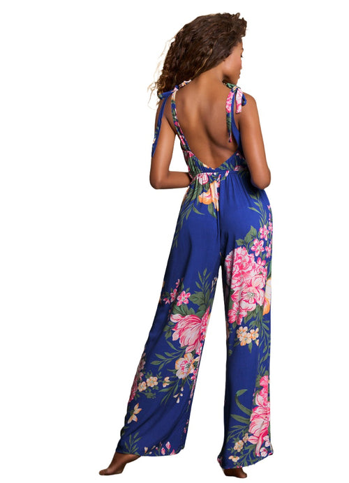 Hover image -  Maaji Floralia Kennedy Beachwear Jumpsuit