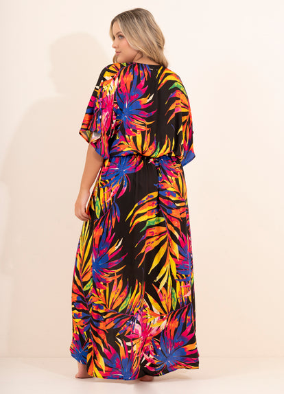 Thumbnail - Maaji Midnight Tropics Camden Long Dress - 5