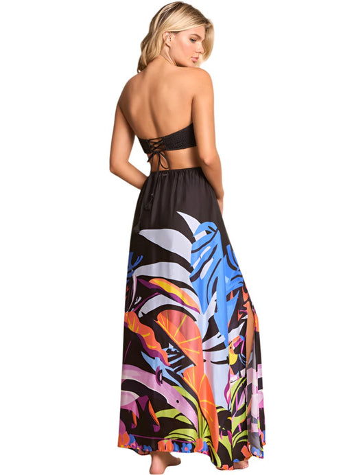 Hover image -  Maaji Wildlife Gemma Long Dress