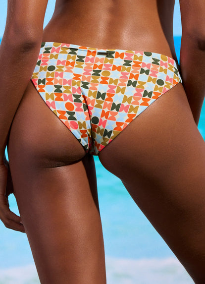 Womens Skinny Side Bikini Bottom in Super Thin Skinz Scratches