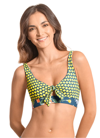  Maaji Romantica Funfair Sporty Bralette Bikini Top