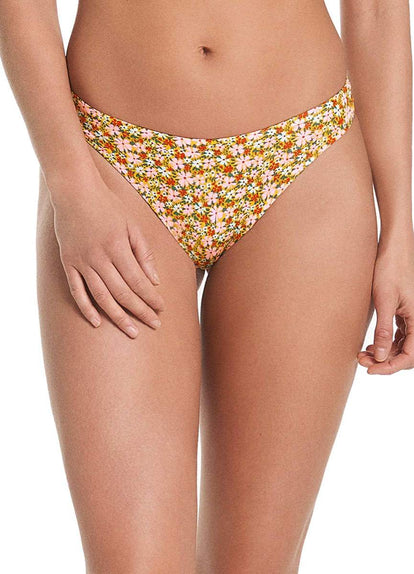 Thumbnail - Maaji Cheery Blossom Sublimity Classic Bikini Bottom-Maaji-_tab_sizechartswim,BIKINI BOTTOM,CLASSIC,CLASSIC SIGNATURE CUT,LG,MD,REVERSIBLE,SIGNATURE CUT,signature_cut,SM,SPRING 2022,SWIMWEAR,TROPI-COOL POOL,WOMENS,WOMENS BOTTOM SWIMWEAR ONE PIECE 84% POLYAMIDE 16% SPANDEX KNIT,XL,XS,Yellow - 2