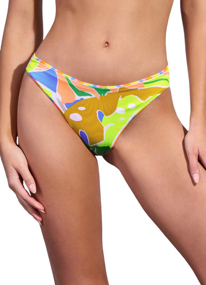 Thumbnail - Maaji Rainbow Stripe Sublimity Classic Bikini Bottom - 2