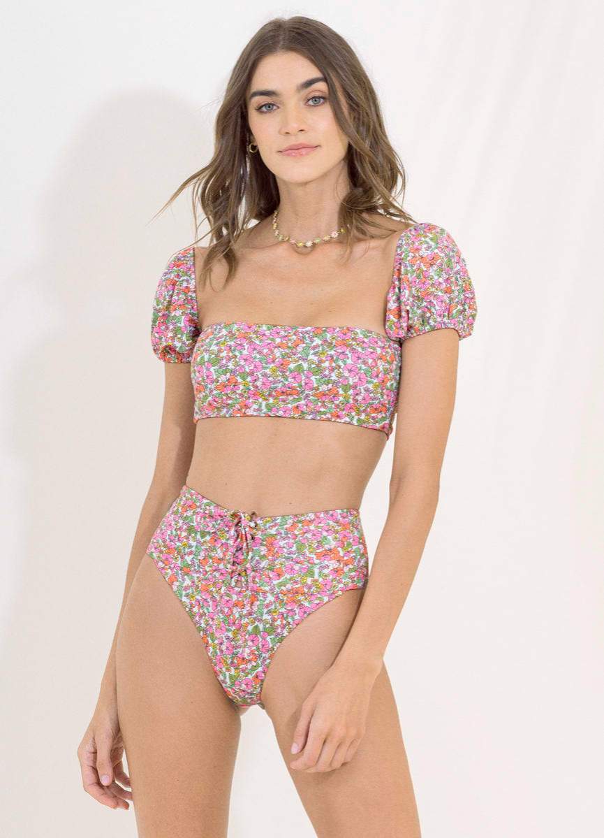 Maaji Petite Pompom Applause High Rise/High Leg Bikini Bottom-Maaji-_tab_sizechartswim,BIKINI BOTTOM,CHEEKY CUT,HIGH RISE/HIGH LEG,HIGH RISE/HIGH LEG CHEEKY CUT,LG,Low Coverage,LUCKY ME,MD,Pink,REVERSIBLE,ROLL THE DICE,SM,SUMMER 2022,SWIMWEAR,WOMENS,WOMENS SWIMWEAR BOTTOM 82% RECYCLED POLYAMIDE 18% SPANDEX KNIT