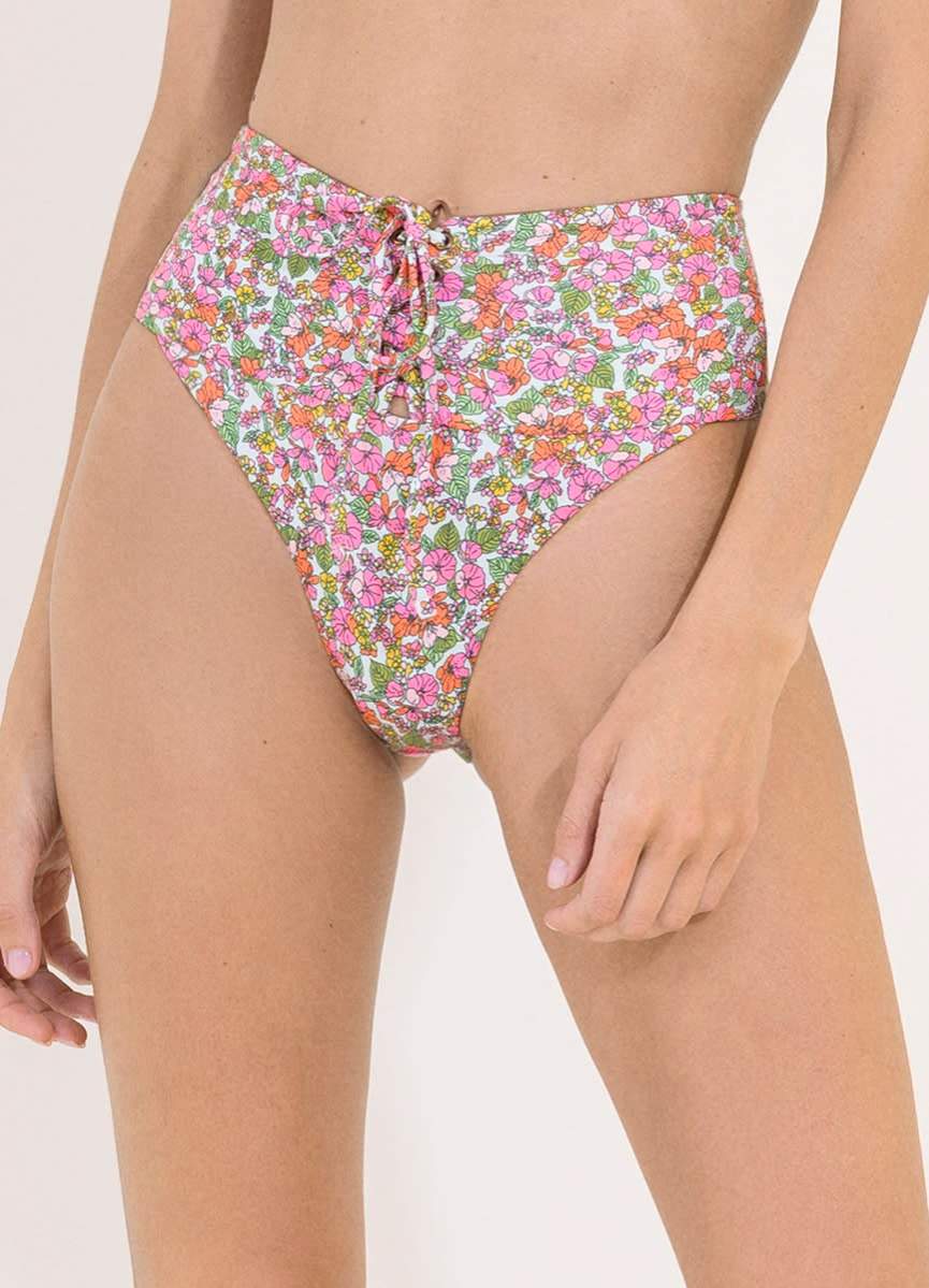 Maaji Petite Pompom Applause High Rise/High Leg Bikini Bottom-Maaji-_tab_sizechartswim,BIKINI BOTTOM,CHEEKY CUT,HIGH RISE/HIGH LEG,HIGH RISE/HIGH LEG CHEEKY CUT,LG,Low Coverage,LUCKY ME,MD,Pink,REVERSIBLE,ROLL THE DICE,SM,SUMMER 2022,SWIMWEAR,WOMENS,WOMENS SWIMWEAR BOTTOM 82% RECYCLED POLYAMIDE 18% SPANDEX KNIT