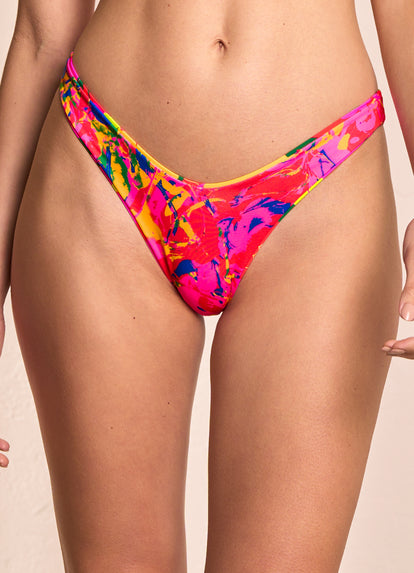 Thumbnail - Maaji Crayonflower Splendour High Leg Bikini Bottom - 3