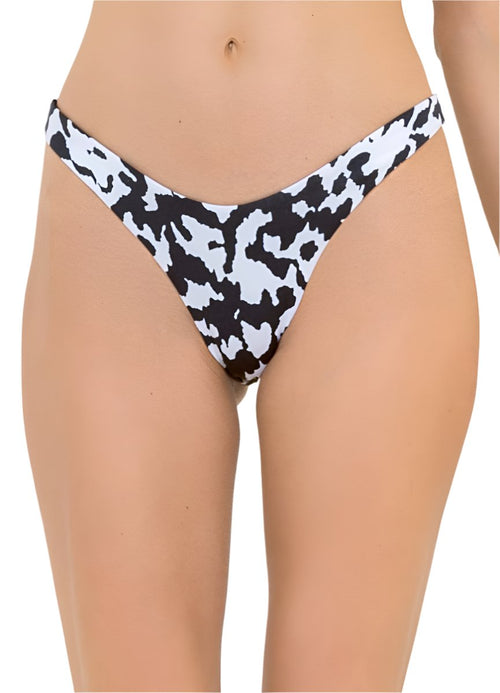 Hover image -  Maaji Spot Butterfly Splendour High Leg Bikini Bottom-Maaji-_tab_sizechartswim,BIKINI BOTTOM,Black,CHASING RAINBOWS,CHEEKY CUT,DOUBLE V,DOUBLE V CHEEKY CUT,LG,Low Coverage,LUCKY ME,MD,REVERSIBLE,SM,SUMMER 2022,SWIMWEAR,WOMENS,WOMENS SWIMWEAR BOTTOM 82% RECYCLED POLYAMIDE 18% SPANDEX KNIT