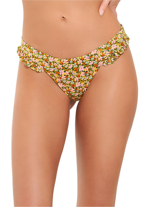 Hover image -  Maaji Cheery Blossom Voyage Ruffle Bikini Bottom