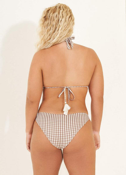 Thumbnail - Maaji Vichy Lorraine Sliding Triangle Bikini Top - 5