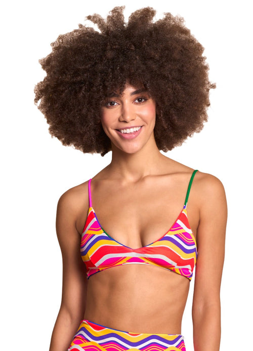 Hover image -  Maaji Cutouts Candice Classic Bralette Bikini Top