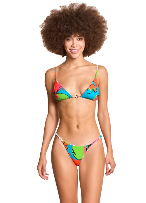 Hover image -  Maaji Jigsaw Coco Sliding Triangle Bikini Top