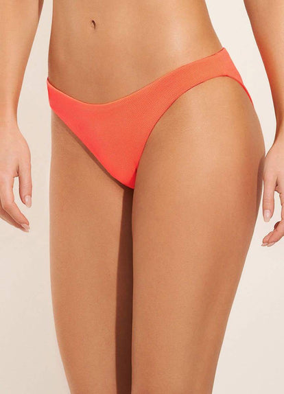 Thumbnail - Maaji Orange Poppy Flirt Thin Side Bikini Bottom - 7