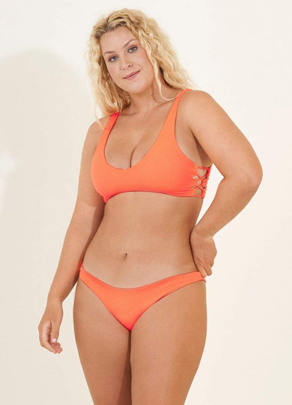 Thumbnail - Maaji Orange Poppy Flirt Thin Side Bikini Bottom-Maaji-_tab_sizechartswim,BIKINI BOTTOM,LG,MD,Orange,REVERSIBLE,SIGNATURE CUT,signature_cut,SM,SPRING 2022,SWIMWEAR,THIN SIDE,THIN SIDE SIGNATURE CUT,TRAVEL THERAPY,WOMENS,WOMENS BOTTOM SWIMWEAR ONE PIECE 93% POLYESTER 7% SPANDEX  KNIT,XL,XS - 4