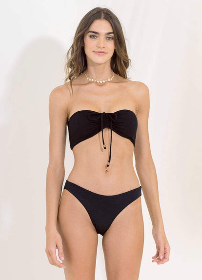 Thumbnail - Maaji Black Tulip Bandy Strapless Bandeau Bikini Top-Maaji-4 WAY WEAR,_tab_sizechartswim,BANDEAU,BIKINI TOP,Black,CHASING RAINBOWS,LG,Low stock,LUCKY ME,MD,SM,STRAPLESS,STRAPLESS BANDEAU,SUMMER 2022,SWIMWEAR,WOMENS,WOMENS SWIMWEAR TOP 88% RECYCLED POLYAMIDE 12% SPANDEX KNIT,XL - 7