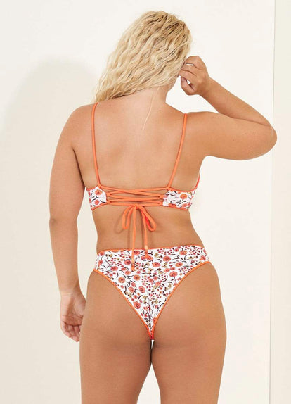 Thumbnail - Maaji Orange Poppy Sublimity Classic Bikini Bottom-Maaji-_tab_sizechartswim,BIKINI BOTTOM,CHEEKY CUT,CLASSIC,CLASSIC CHEEKY CUT,LG,Low Coverage,Low stock,MD,Orange,REVERSIBLE,SM,SPRING 2022,SWIMWEAR,TRAVEL THERAPY,WOMENS,WOMENS BOTTOM SWIMWEAR ONE PIECE 93% POLYESTER 7% SPANDEX  KNIT,XL,XS,XXL,XXXL - 5