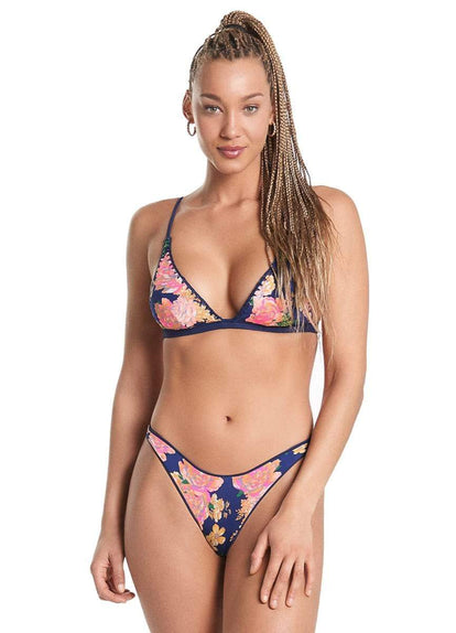 Thumbnail - Maaji Indigo Blue Ivy Fixed Triangle Bikini Top - 9