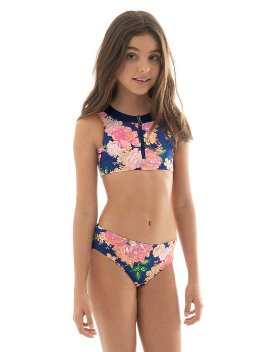 Main image -  Maaji Peony Bellflower Girls Bikini Set-Maaji-02,04,06,08,10,12,14,16,_tab_sizechartgirls,BIKINI SET,Blue,BREAKFAST WITH BERRIES,GIRLS,GIRLS BIKINI SET,GIRLS SWIMWEAR,GIRLS SWIMWEAR TWO PIECE 80% POLYAMIDE 20% SPANDEX  KNIT,KIDS,SPRING 2022