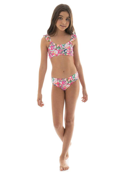 Thumbnail - Maaji Zinnia Tigerlily Girls Bikini Set-Maaji-02,04,06,08,10,12,14,16,_tab_sizechartgirls,BIKINI SET,BREAKFAST WITH BERRIES,GIRLS,GIRLS BIKINI SET,GIRLS SWIMWEAR,GIRLS SWIMWEAR TWO PIECE 79% POLYAMIDE 21% SPANDEX KNIT,KIDS,MatchOutfit,Pink,SPRING 2022 - 3