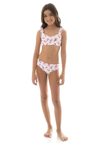 Thumbnail - Maaji Fressia Primrose Girls Bikini Set-Maaji-02,04,06,08,10,12,14,16,_tab_sizechartgirls,BIKINI SET,GIRLS,GIRLS BIKINI SET,GIRLS SWIMWEAR,GIRLS SWIMWEAR TWO PIECE 92% POLYAMIDE 8% SPANDEX KNIT,KIDS,MatchOutfit,SPRING 2022,TROPI-COOL POOL,White - 3