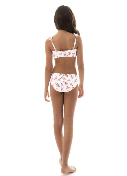 Thumbnail - Maaji Fressia Primrose Girls Bikini Set-Maaji-02,04,06,08,10,12,14,16,_tab_sizechartgirls,BIKINI SET,GIRLS,GIRLS BIKINI SET,GIRLS SWIMWEAR,GIRLS SWIMWEAR TWO PIECE 92% POLYAMIDE 8% SPANDEX KNIT,KIDS,MatchOutfit,SPRING 2022,TROPI-COOL POOL,White - 4