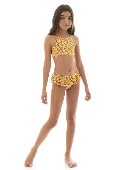 Thumbnail - Maaji Cherry Koi Girls Bikini Set-Maaji-02,04,06,08,10,12,14,16,_tab_sizechartgirls,BIKINI SET,GIRLS,GIRLS BIKINI SET,GIRLS SWIMWEAR,GIRLS SWIMWEAR TWO PIECE 84% POLYAMIDE 16% SPANDEX KNIT,KIDS,MatchOutfit,SPRING 2022,TROPI-COOL POOL,Yellow - 4