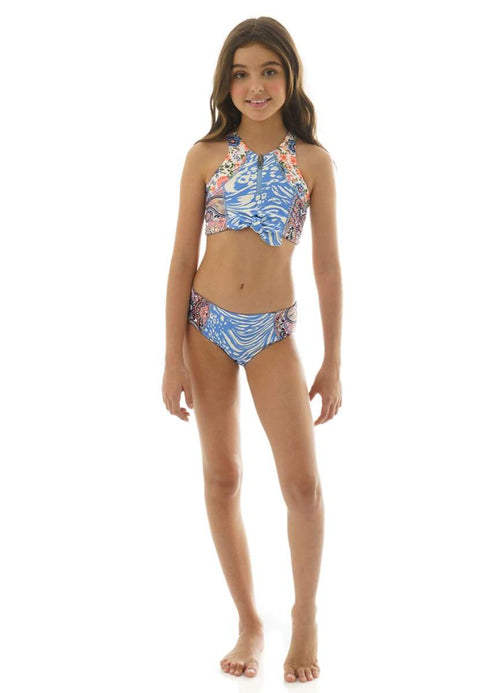 Alternative image -  Maaji Iris Wild Candi Girls Bikini Set-Maaji-02,04,06,08,10,12,14,16,_tab_sizechartgirls,BIKINI SET,Blue,GIRLS,GIRLS BIKINI SET,GIRLS SWIMWEAR,GIRLS SWIMWEAR TWO PIECE 92% POLYAMIDE 8% SPANDEX KNIT,KIDS,PINK SKY SPRITZE,REVERSIBLE,SPRING 2022