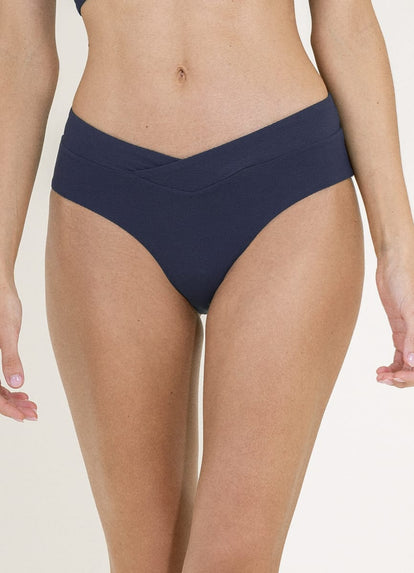 Thumbnail - Maaji Blue Spruce Jannine Mid Rise Bikini Bottom - 4