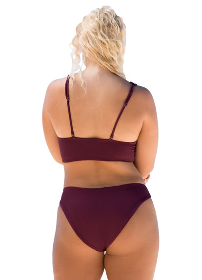  Maaji Pinot Red Sublimity Classic Bikini Bottom