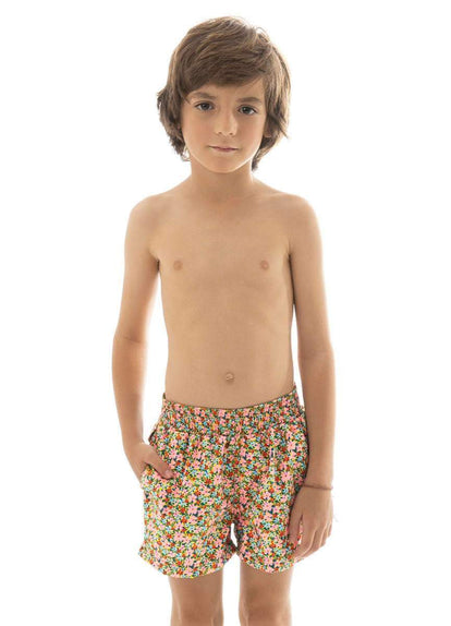  Maaji Cheery Blossom Little Sailor Boys Trunks - Maaji