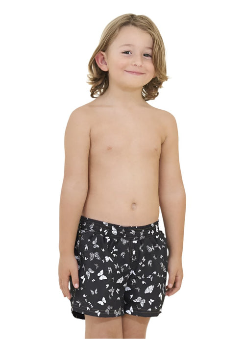 Main image -  Maaji Black Papillon Little Sailor Boys Trunks